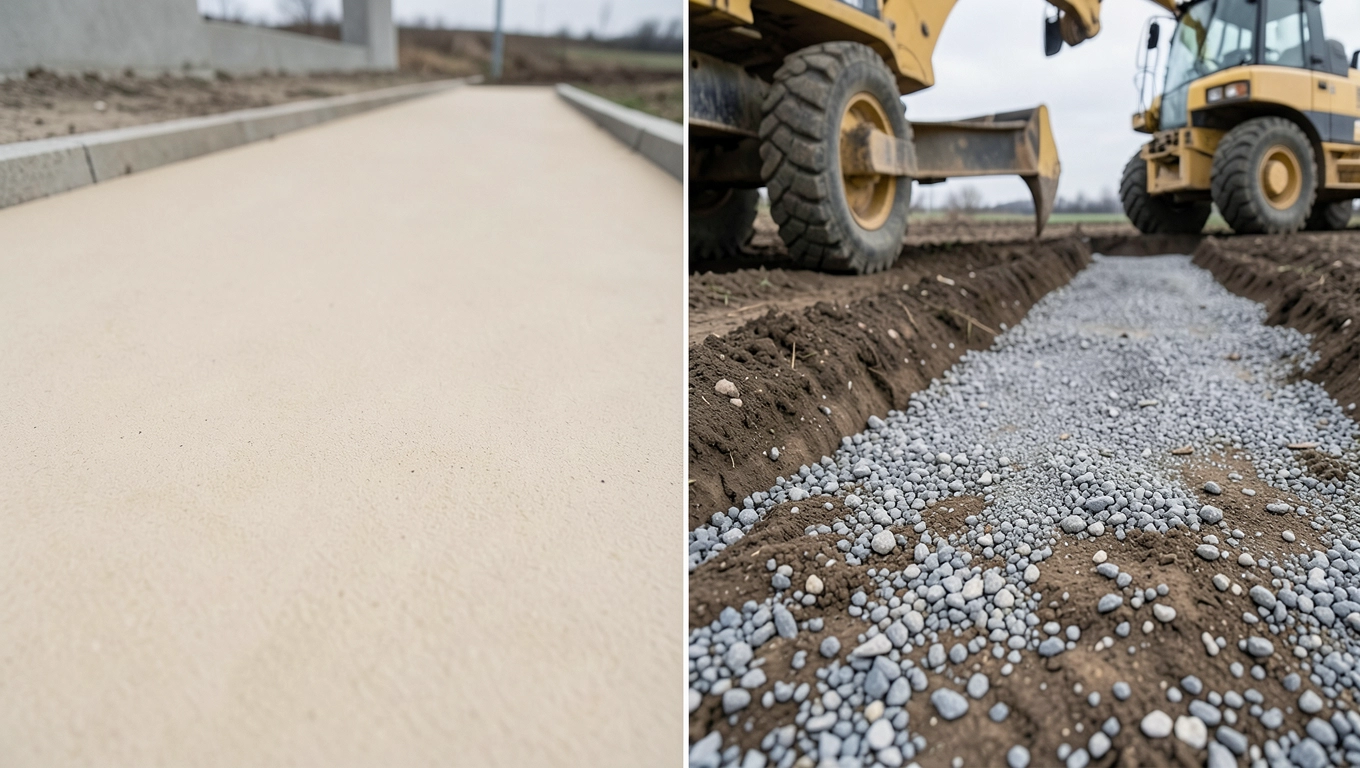 Piasek czy tłuczeń pod chudziaka
