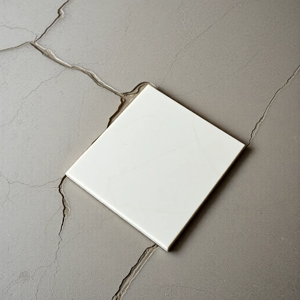 Płytki na popękaną posadzkę