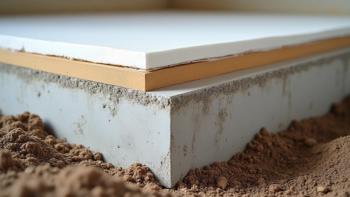 Podłoga izolacja przeciwwilgociowa