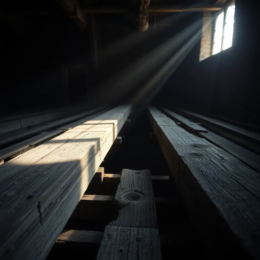 Podłoga na legarach w starym domu