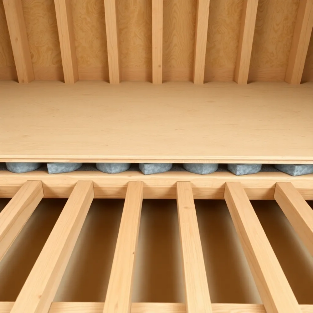 Podłoga pływająca na legarach