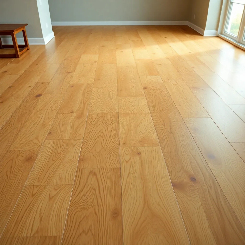 Podłoga z płyt OSB lakierowana