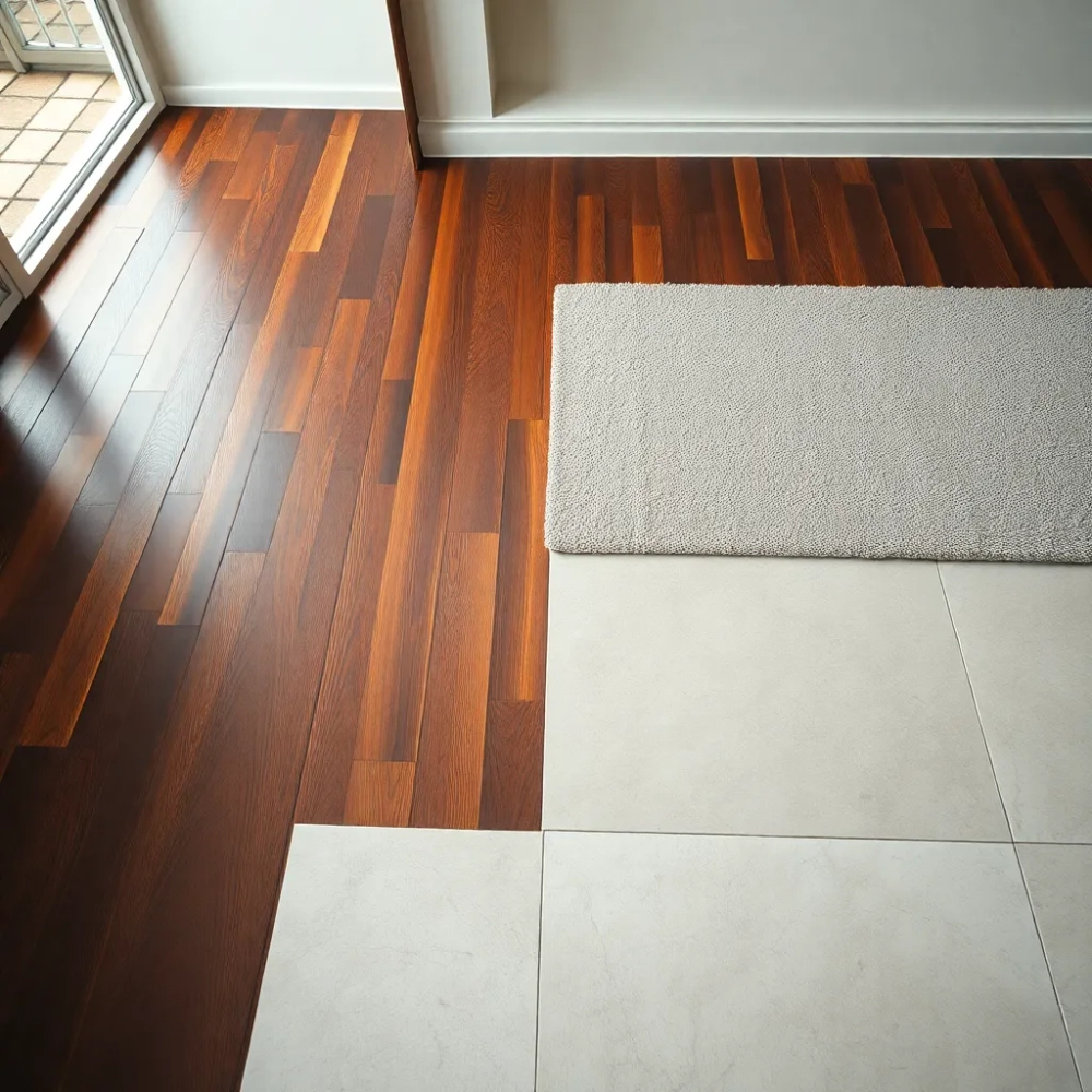 Podłogi w salonie aranżacje