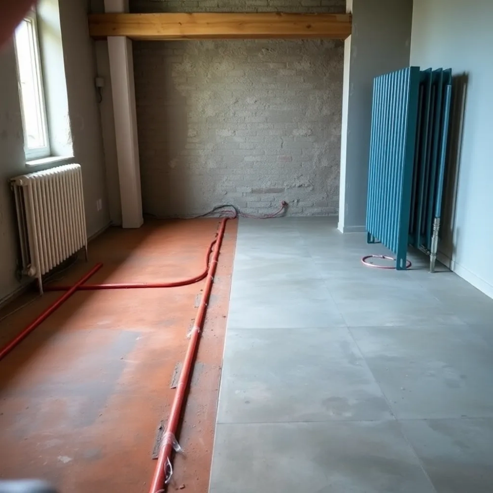 Podłogówka czy grzejniki na poddaszu