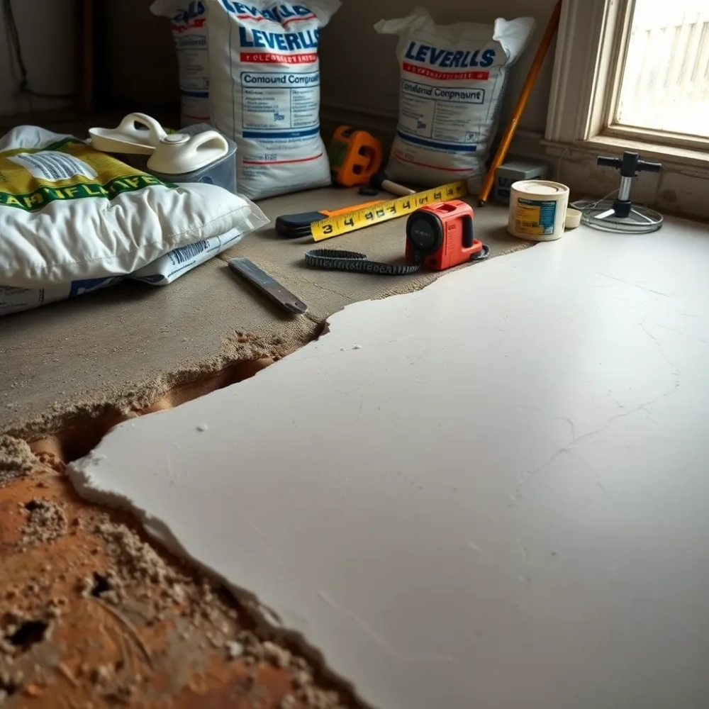 Poziomowanie podłogi w kamienicy