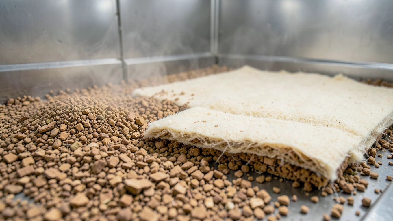 Produkcja korka ekspandowanego pod podłogę