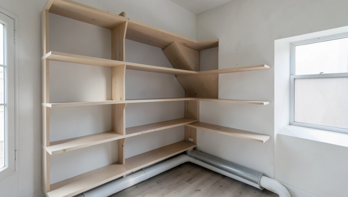 Projekt regału online do niestandardowych przestrzeni