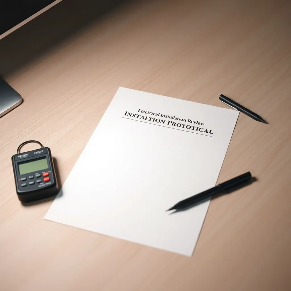 Protokół przeglądu instalacji elektrycznej w mieszkaniu wzór