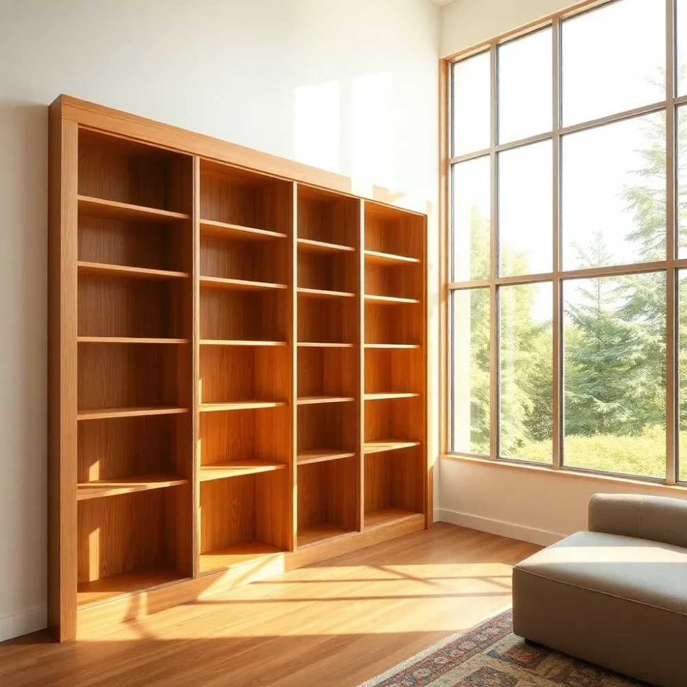 Przesuwny regał na książki