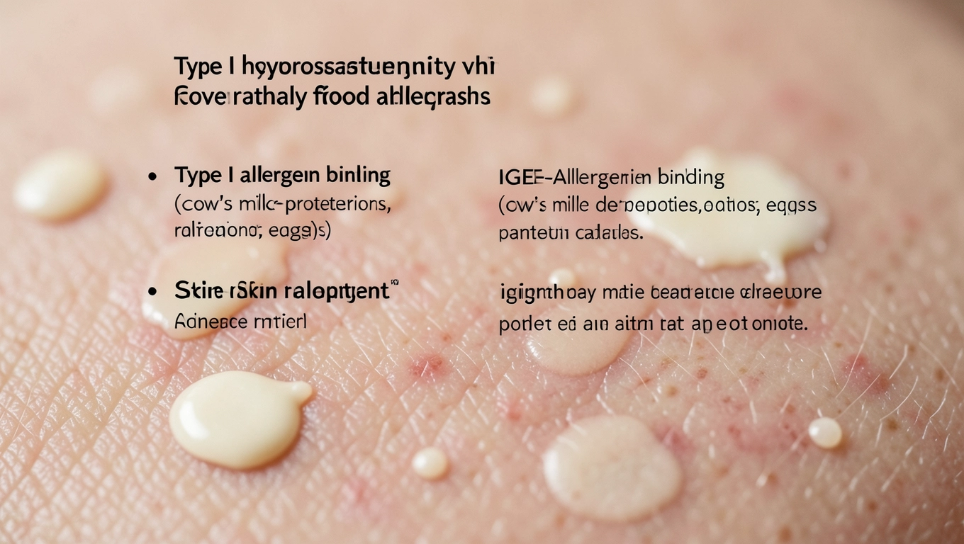 Przyczyny wysypki w alergii pokarmowej