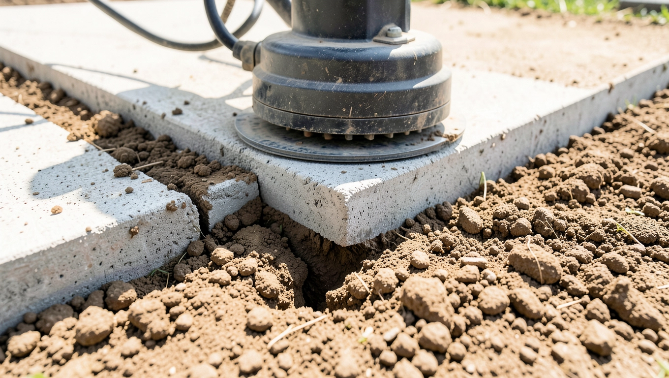 Przygotowanie gruntu pod chudziak z dylatacją
