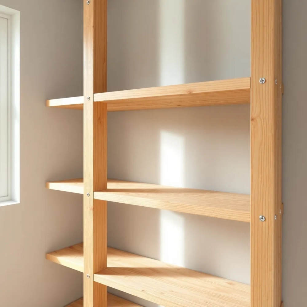 Regał drewniany do spiżarni jak zrobić