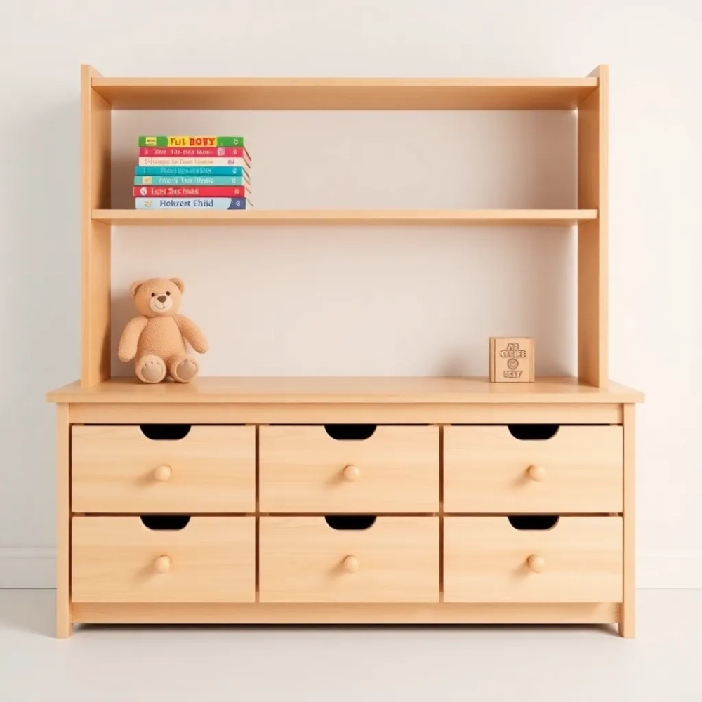 Regał dziecięcy z szufladami