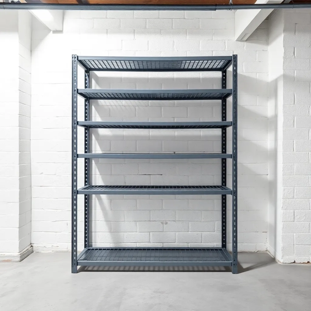 Regał metalowy do piwnicy