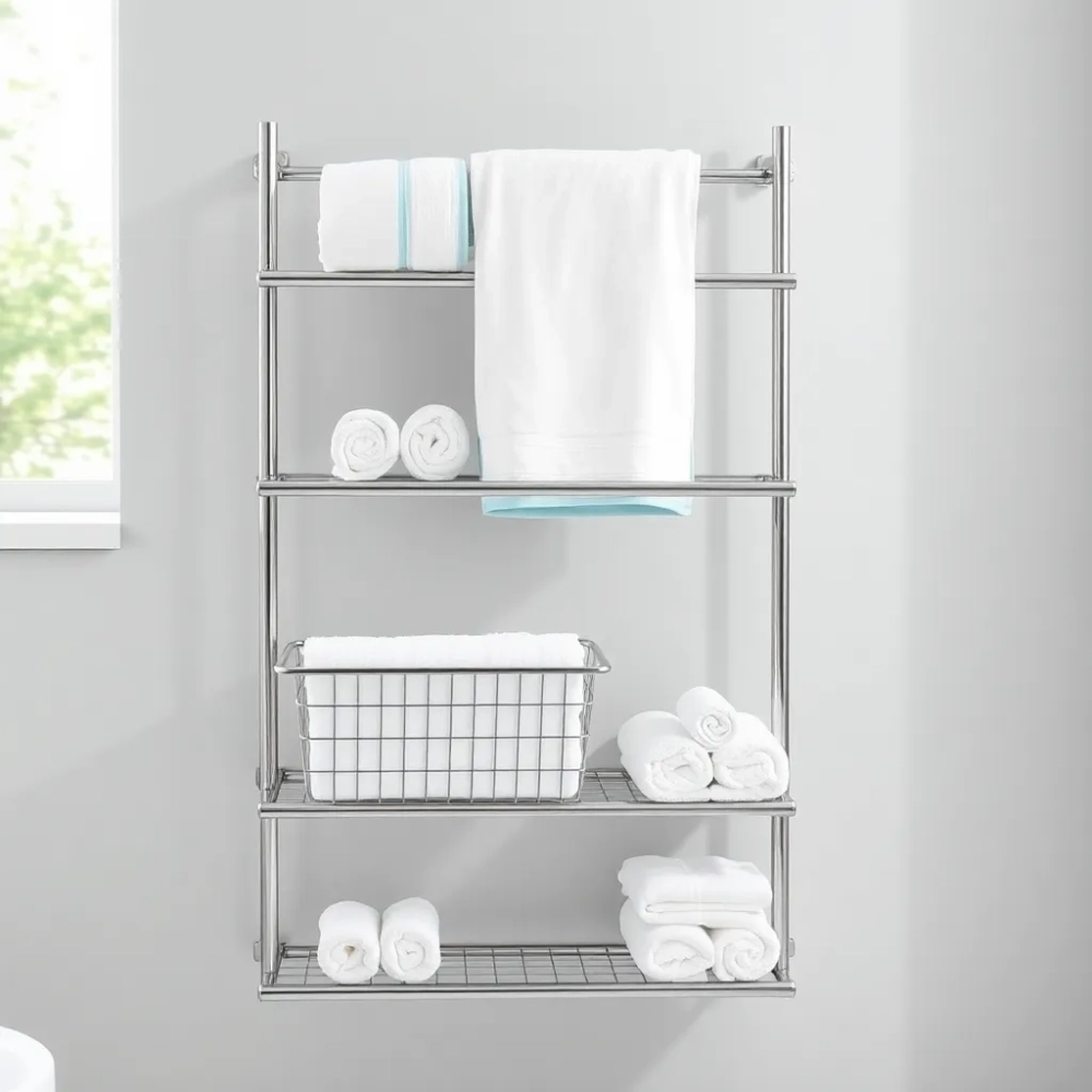 Regał na ręczniki do łazienki