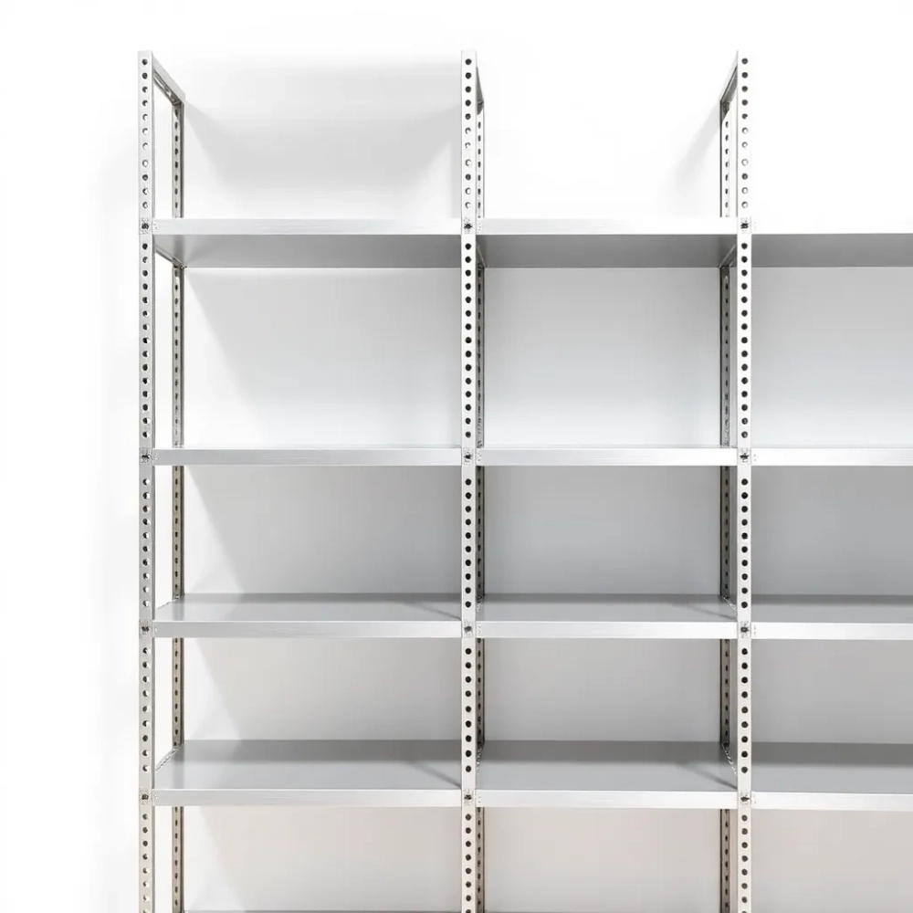 Regał z profili aluminiowych