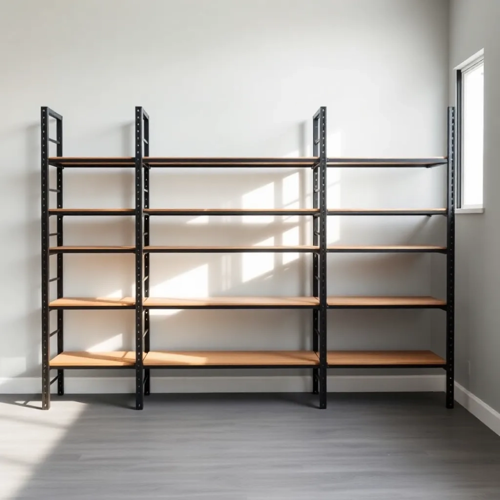 Regał z profili stalowych