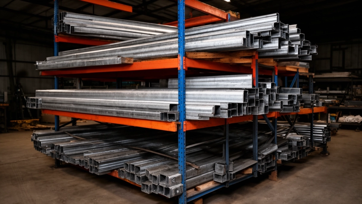 regał z profili zamkniętych