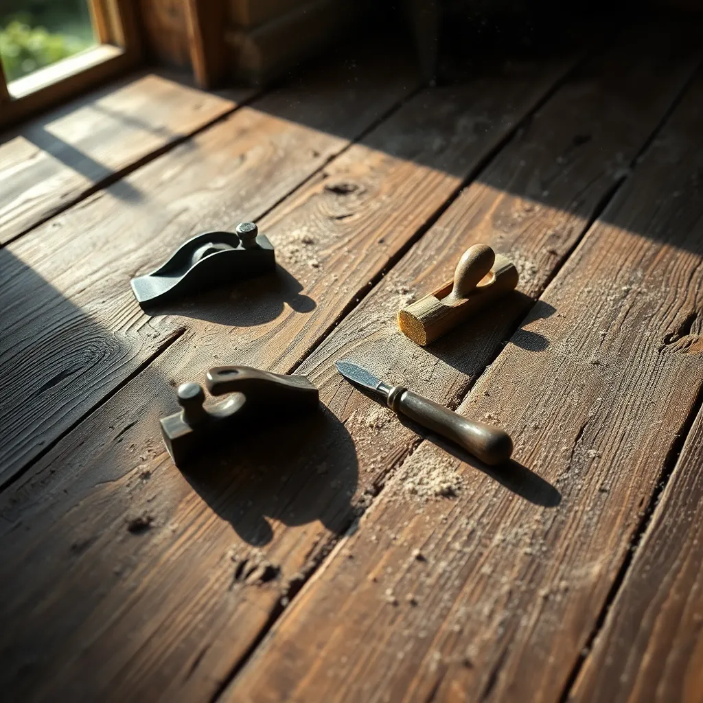 Remont starej podłogi z desek