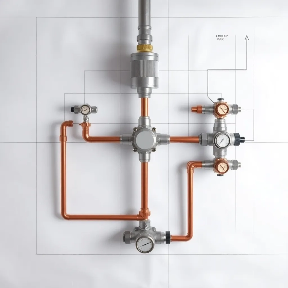 Schemat podłączenia podłogówki z grzejnika