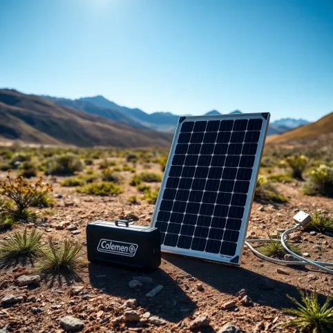 100 watt solar panel coleman