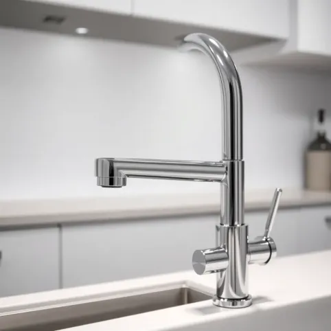 Bateria kuchenna z wyciąganą wylewką Grohe