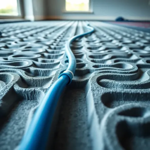 Bez wylewki lekki system ogrzewania podłogowego