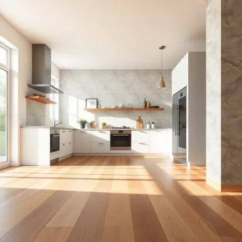 Co do kuchni zamiast płytek na podłogę