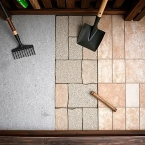 Co na podłogę w domku narzędziowym