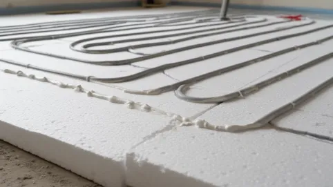 Czy kleić styropian pod ogrzewanie podłogowe