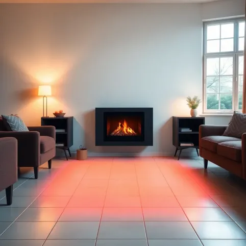 Czy kominek może stać na ogrzewaniu podłogowym