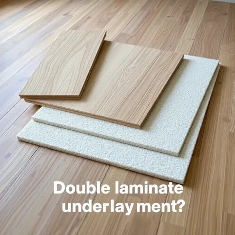 Czy podkład pod panele można dać podwójny