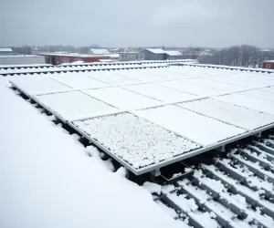Czym czyścić panele fotowoltaiczne że śniegu