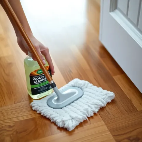 czym myć drewnianą podłogę