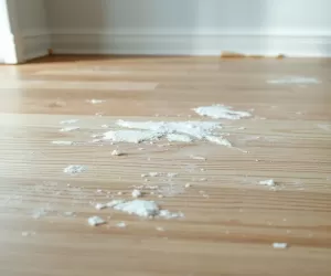 Czym myć panele po remoncie są białe smugi od gipsowania