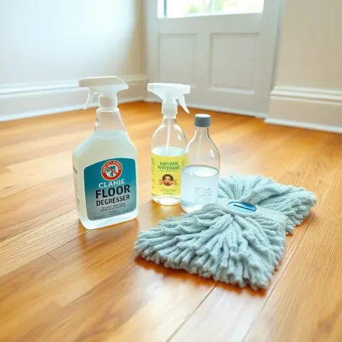 Czym odtłuścić podłogi