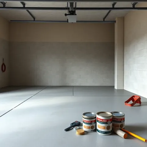Czym pomalować posadzkę betonową w garażu