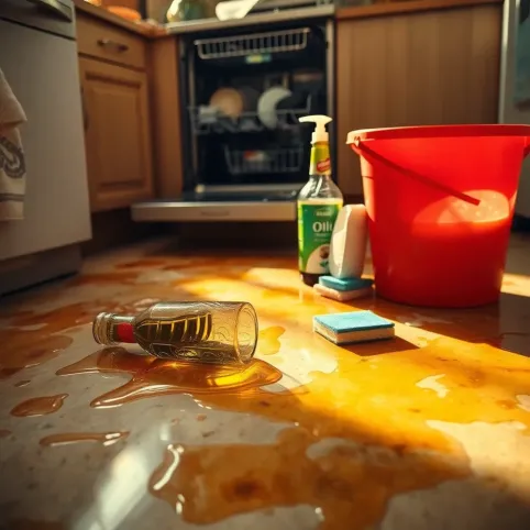 Czym umyć tłustą podłogę