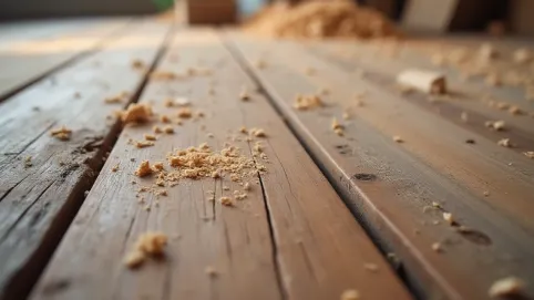 czym wyrównać podłogę drewnianą