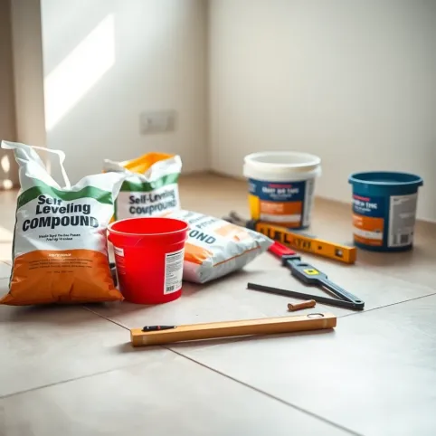 Czym wyrównać podłogę pod płytki