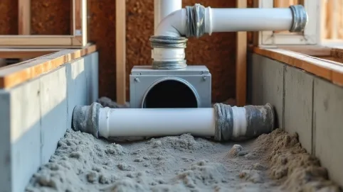 Doprowadzenie powietrza do kominka pod chudziakiem