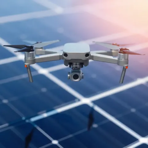 Dron do mycia paneli fotowoltaicznych