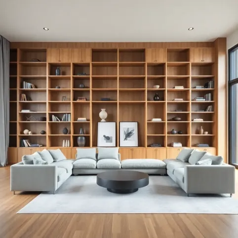 Duży regał do salonu