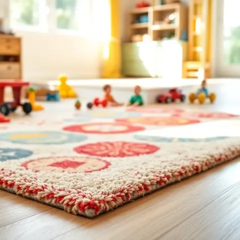 Dywan dziecięcy na ogrzewanie podłogowe