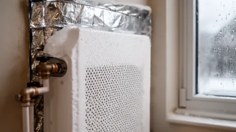 ekran zagrzejnikowy styropian