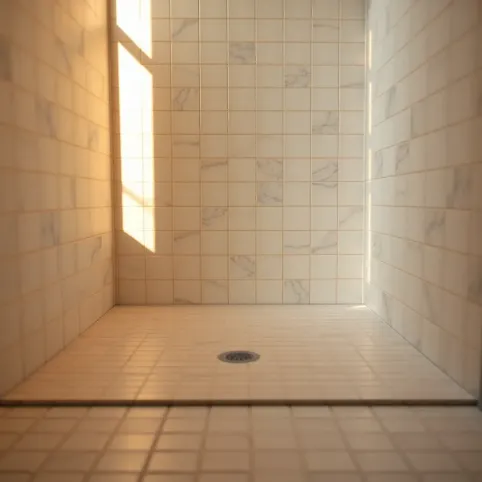 Elektryczne ogrzewanie podłogowe pod prysznicem bez brodzika
