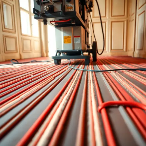 Frezowanie pod ogrzewanie podłogowe Kraków