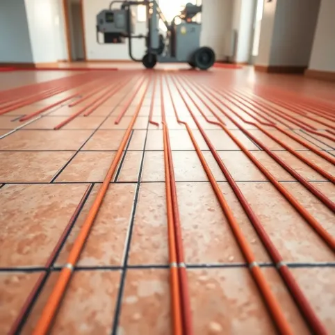 Frezowanie pod ogrzewanie podłogowe Wrocław