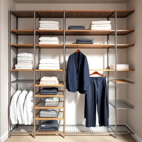 Gotowe regały do garderoby