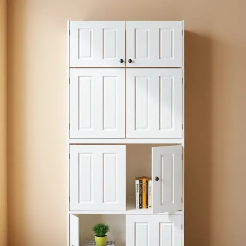 HEMNES Regał z drzwiami